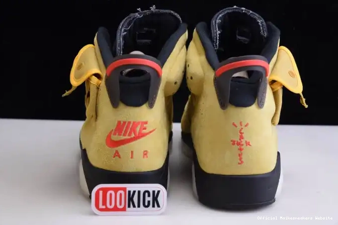 Official Maikesneakers X AIR JORDAN 6 TRAVIS YELLOW SCOTT CN1084-300 0525